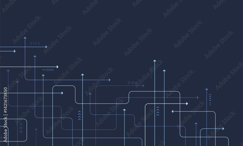 Poster digital technology background. concept with technology line. circuit board background technology
