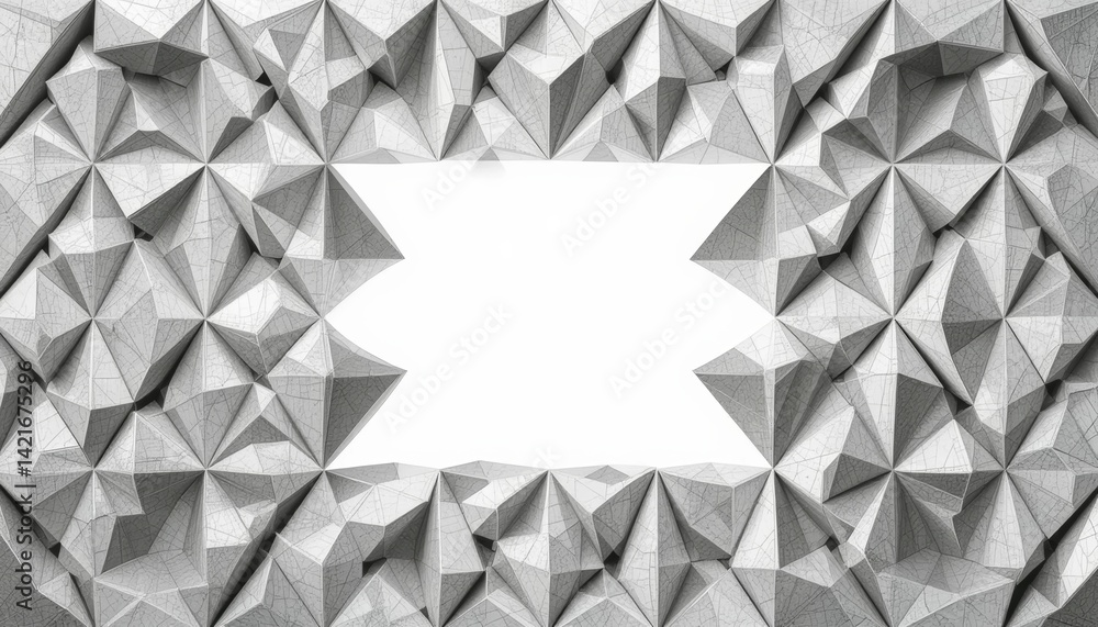 Poster dynamic geometric texture design creative studio graphic art minimalist atmosphere abstract perspect