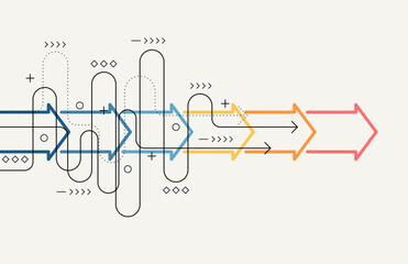 Abstract arrow direction. Business investment to success. financial data graph strategy. Technology background. High speed.
