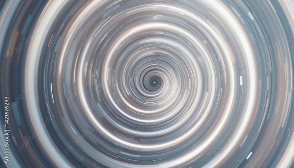 Aufkleber dynamic spiral motion abstract design digital art modern aesthetics virtual environment artistic vie