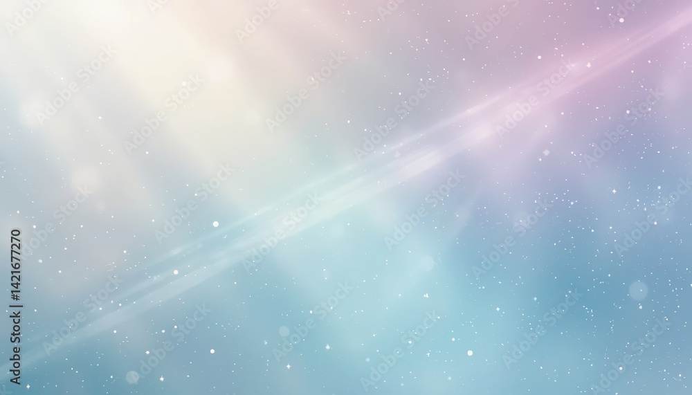 Aufkleber captivating light rays shining through a colorful background abstract visual art soft focus ethereal