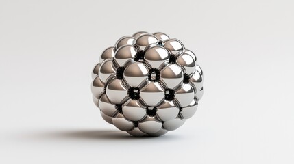 3d sphere on white