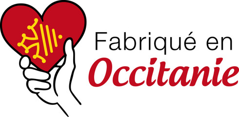 Logo fabriqué en Occitanie, produits de nos régions