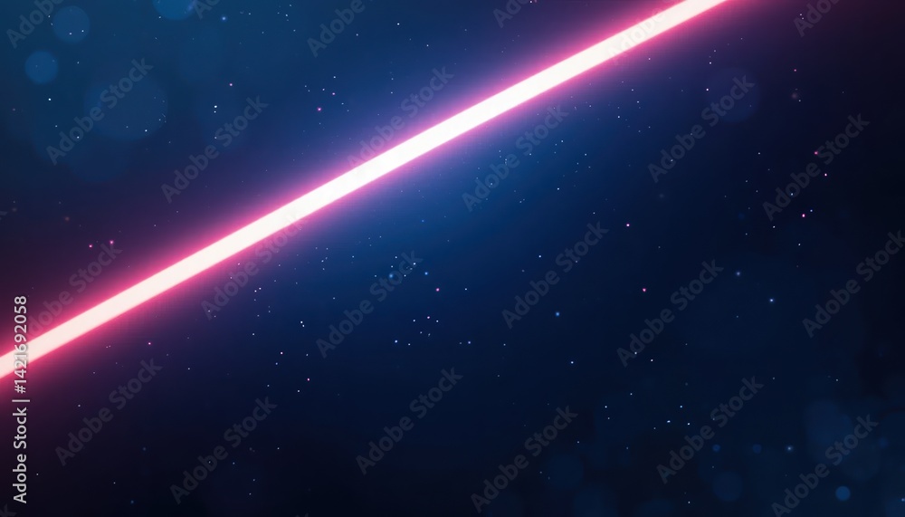 Poster dynamic laser beam action in futuristic space environment abstract visual content stunning sci-fi vi