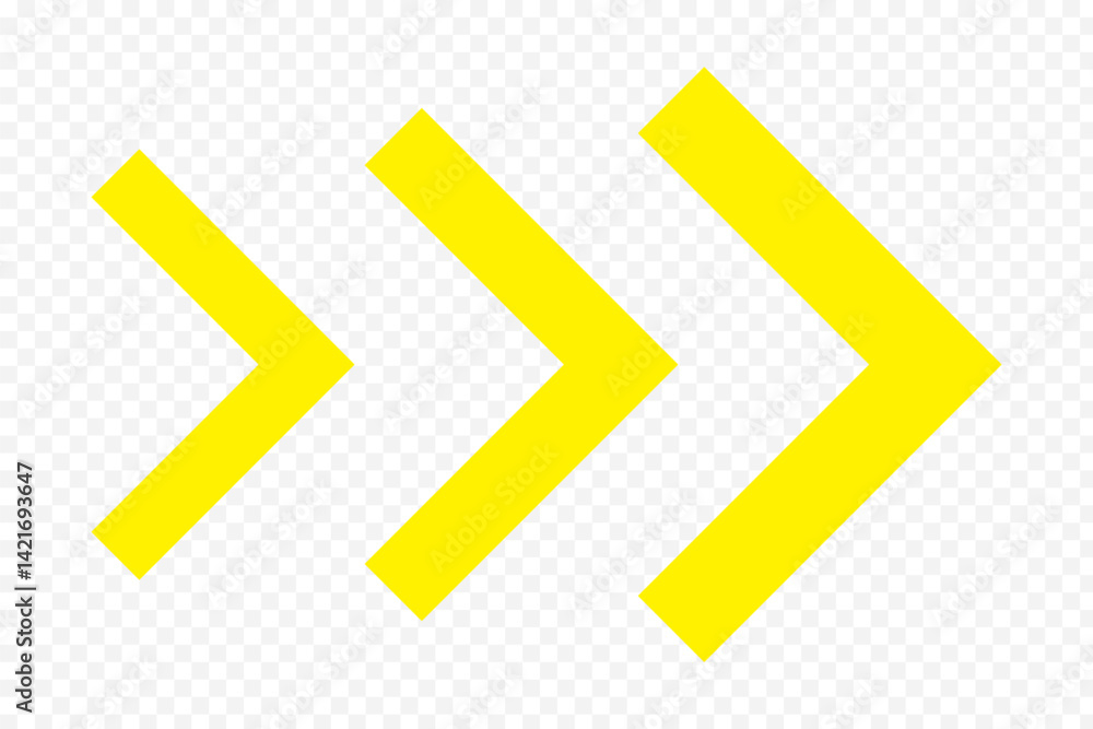Poster dynamic moving arrow icon. arrow icons group. set of colorful arrows symbols with blend effect. chev