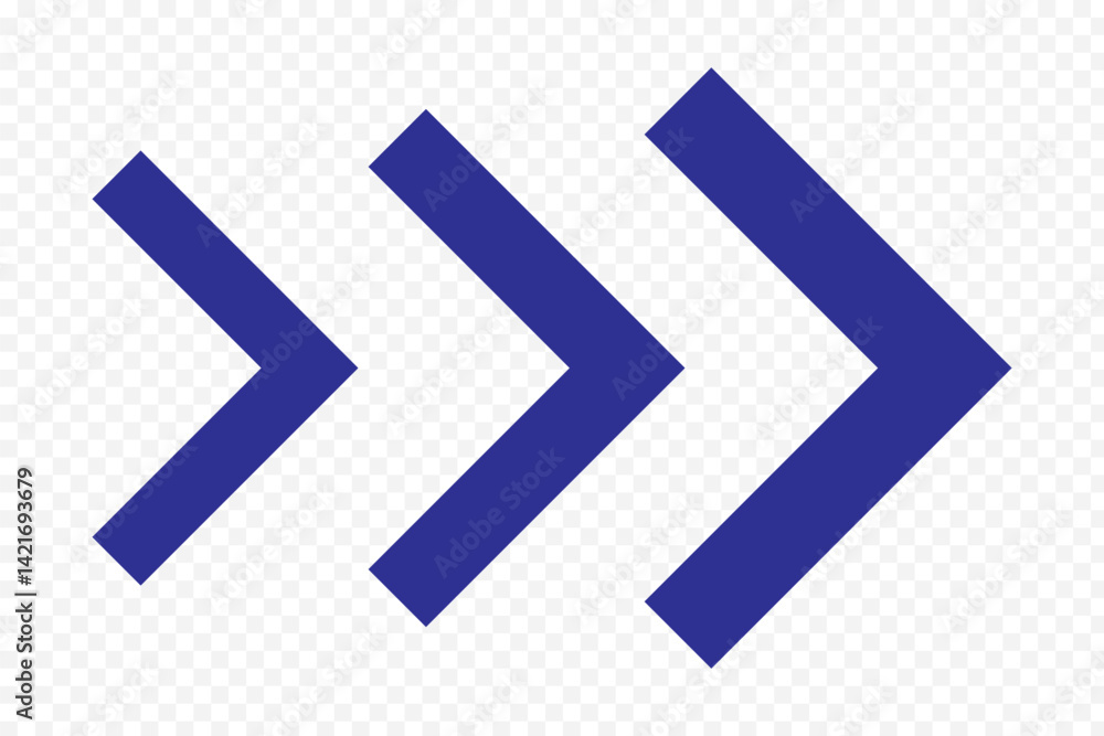 Poster dynamic moving arrow icon. arrow icons group. set of colorful arrows symbols with blend effect. chev