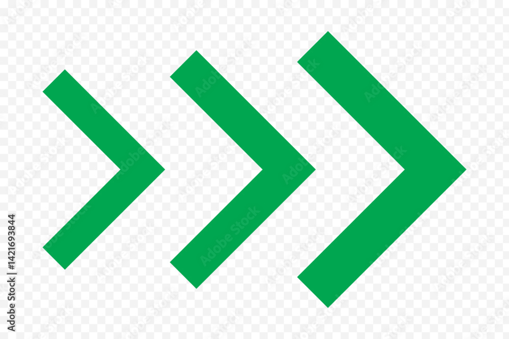 Poster dynamic moving arrow icon. arrow icons group. set of colorful arrows symbols with blend effect. chev