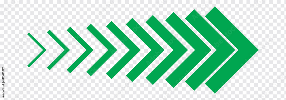 Poster dynamic moving arrow icon. chevron arrow icon. moving arrows icon. blend effect, pointer, speed dire
