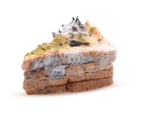  spoiled bread food  on transparent.