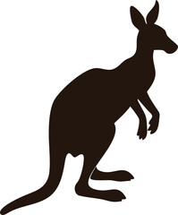 Kangaroo silhouette