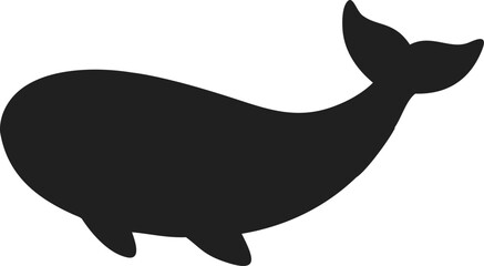 Blue whale line art 