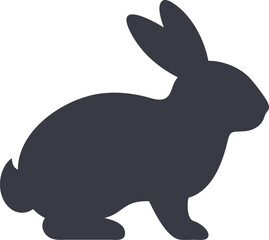 Rabbit silhouette 