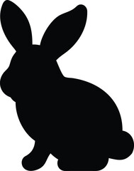 Rabbit silhouette 