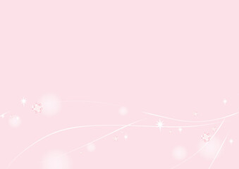 ピンクダイヤのキラキラ背景素材