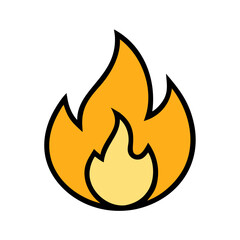 vector fire icon