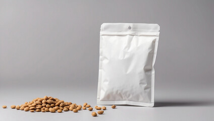 Empty Blank White Sachet Packet for Custom Packaging Solutions