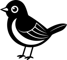 bird on a white background