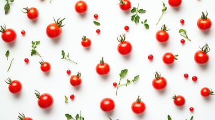 A tray of crispy tomato-flavored crisps placed on a white surface with clean space surrounding them for text or branding