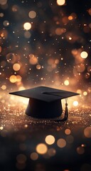 Graduation Cap in a Celebration Ambiance