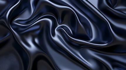 Obraz premium dark blue silk