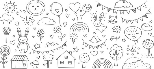 Comic cartoon effect smoke, boom element set. Comic speech bubble, boom burst, explosive smoke, line speed cartoon vector icon. 