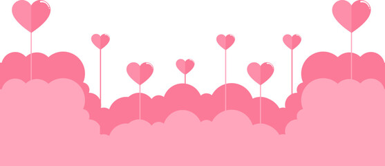 Valintene Cloud Corner Border