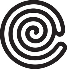 Initial letter cc, cc, c inside c, linked line circle shape logo, monogram black color