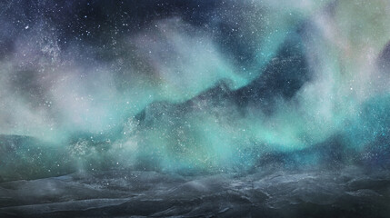 Aurora borealis background northern lights sky space night stars galaxy cosmic landscape wallpaper 4k 8k hd