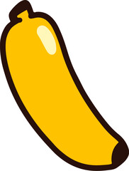 Banana fruit icon design vector illustration