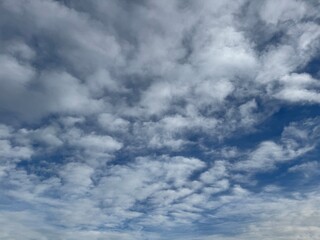 blue sky with clouds