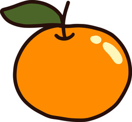 Orange fruit icon design vector illustration