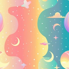 Abstract Eid-themed Wallpaper with Crescent Shape