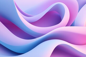 Fototapeta premium 柔らかな色合いの曲線が流れるように交差し、幻想的な雰囲気を醸し出しています。