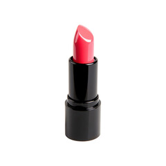 Obraz premium Pink Lipstick in Black Tube - Makeup Cosmetic Product