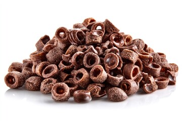 Obraz premium Pile of Chocolate Cereal Rings