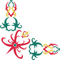 Tribal Corner Border