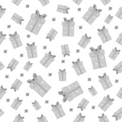 Gift Box Seamless Pattern