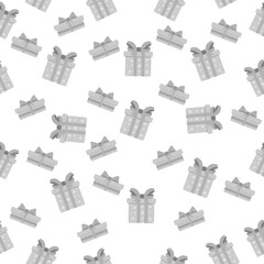 Gift Box Seamless Pattern