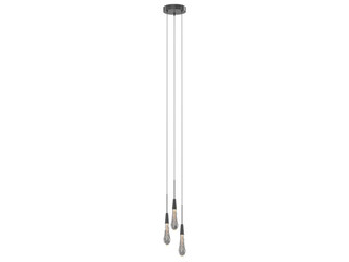 Soltaire black Round Chandelier tree light- Elegant Lighting Fixture Against black Background
