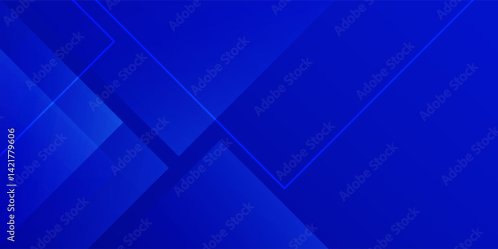 Canvas Prints abstract blue background. shape elements on gradient blue background. vector illustration