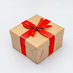 Obraz premium Gift box with red ribbon (2)
