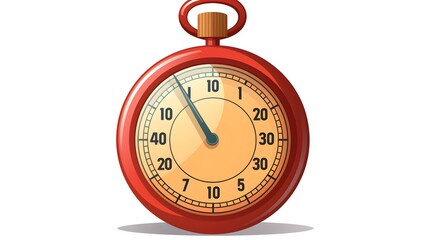 Professional Stopwatch Icon Vector for Countdown Timers in Graphic Design Projects