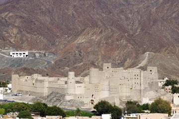 Bahla fort view from above. Oman