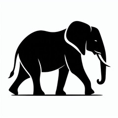 elephant silhouette vector