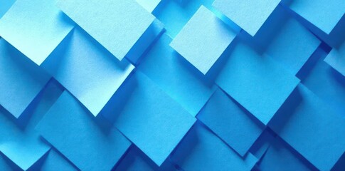 Interwoven blue and white rectangular shapes, subtle texture , shapes, structure