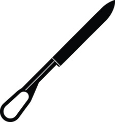 vector illustration of a spoon