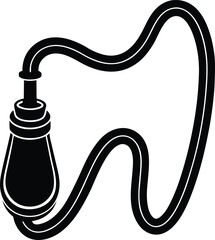 illustration of a faucet with water drop