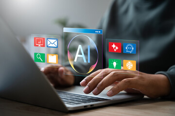 AI smart automation, Artificial intelligence in daily life, Enhancing human lives and business efficiency with artificial intelligence and future technologies, Machine learning, Data analysis.