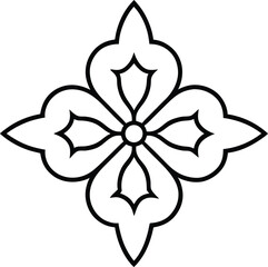 vector illustration of a pattern ornament