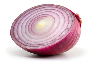 red onion isolated on white